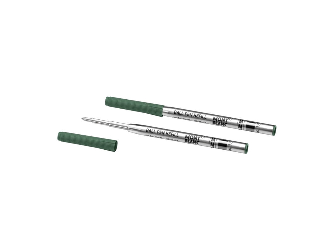 Paquete de 2 recambios para bolígrafo Montblanc Irish Green (m)