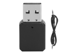 Adaptador Transmisor Usb Bluetooth 5.1, Receptor De Audio Inalámbrico Con Cable Aux De 3,5 Mm