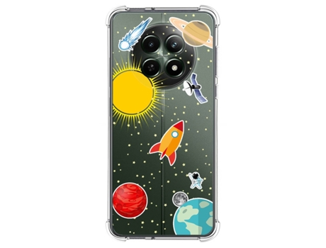 Funda Diseño Espacio para Realme 12 5G 12X 5G TUMUNDOSMARTPHONE Silicona Multicolor