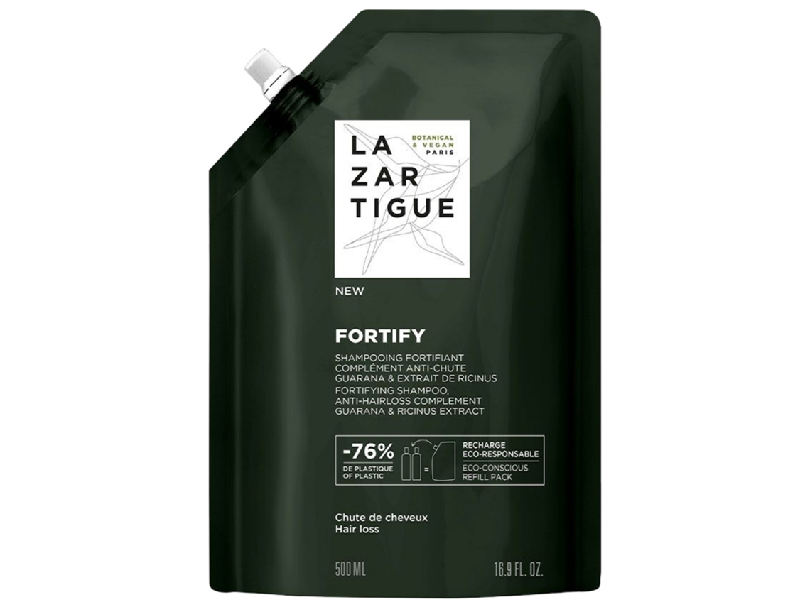 Champú Fortify Fortificante Suplemento Anticaída Eco-Refill 500 Ml LAZARTIGUE