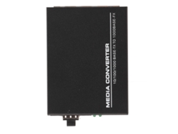 Conversor De Mídia De Fibra Gigabit 1 Porta Óptica 4 Elétricas Sfp Transceiver 25km Rj45 100-240v Plug Uk