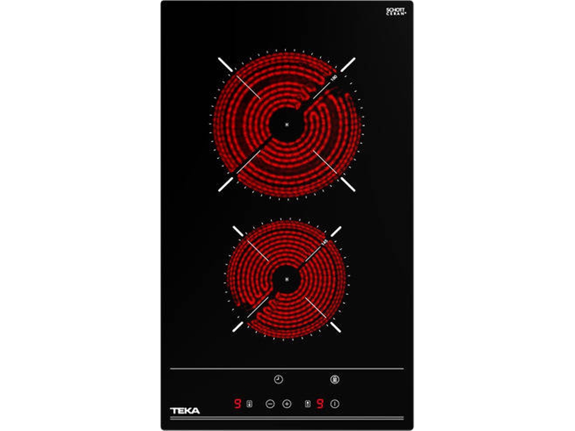 Placa de Vitrocerámica TEKA TZC 32320 TTC BK (Eléctrica - 30 cm - Negro)