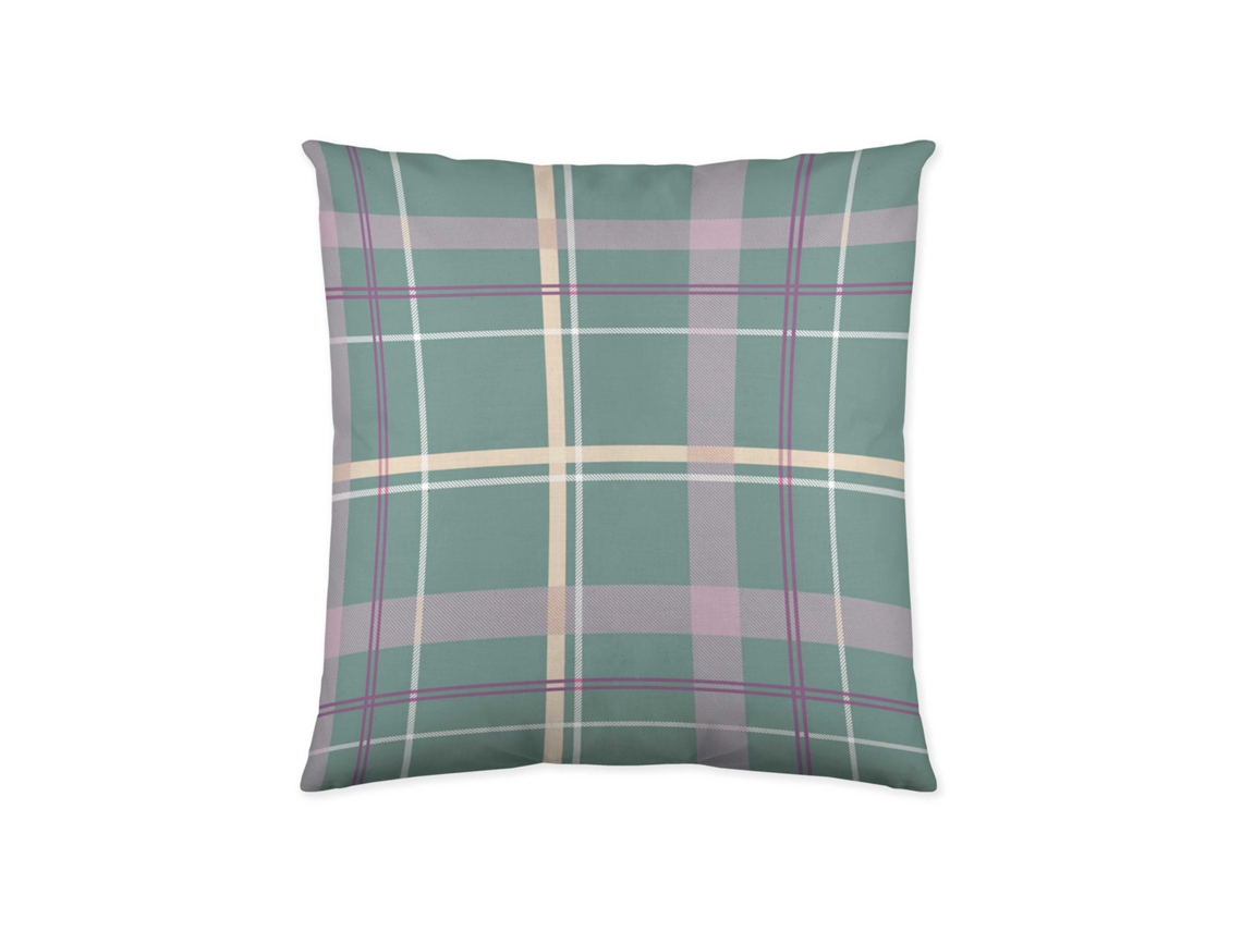 Funda cojín estampado sin relleno 60x60 cm algodón extra suave fabricado en España Emilia ICEHOME