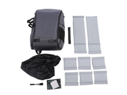 Mochila Impermeable De Eva Para Cámara Con Divisores Extraíbles Y Compartimento Para Portátil De 15,6", Gris Oscuro.