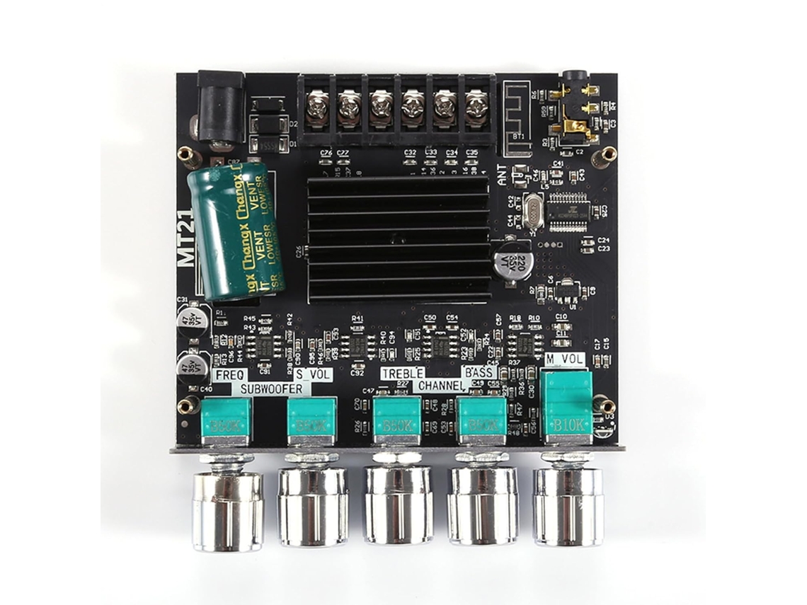 Módulo Amplificador De 2 Canales | Entrada Para Subwoofer De 100 W