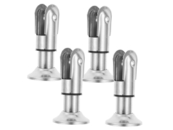 Juego de baño moderno de 4 piezas de acero inoxidable