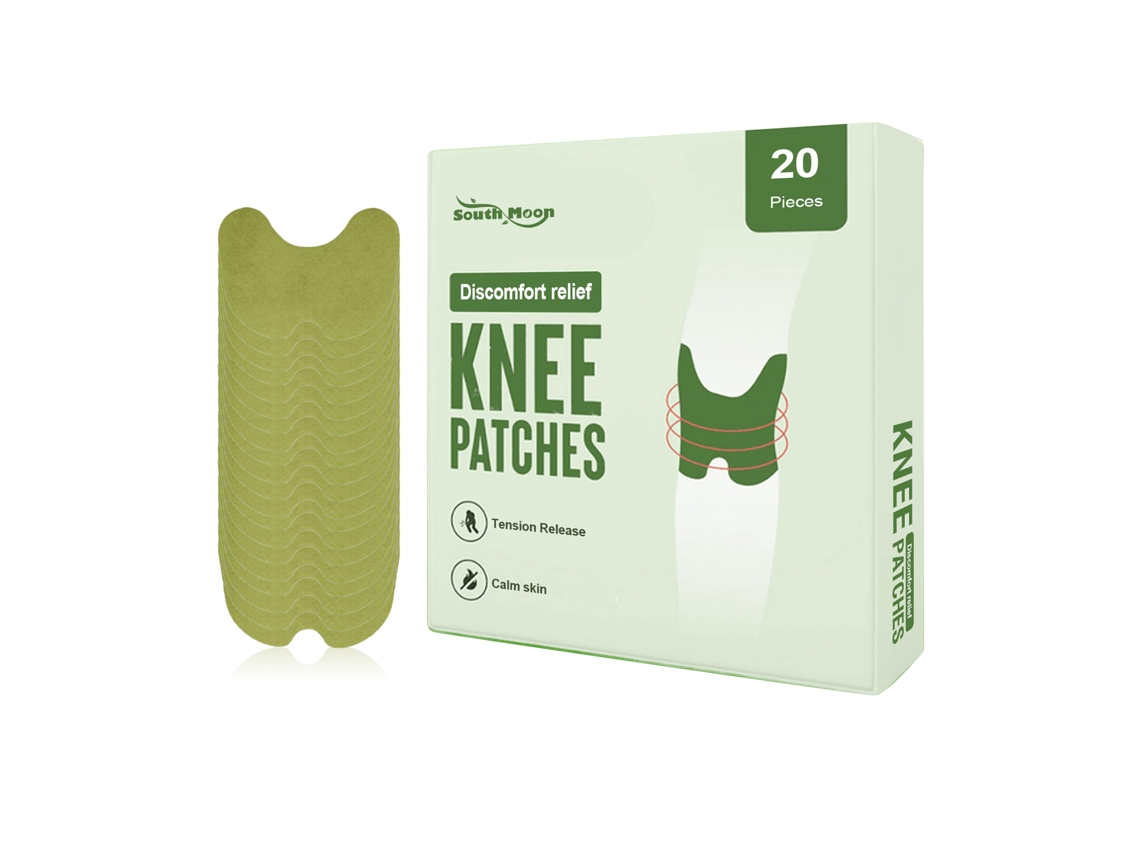 Parche nutritivo para las articulaciones de la rodilla y la pierna con masaje diario.