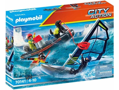 PLAYMOBIL PLAYMOBIL City Action: rescate polar con bote (Edad Mínima: 4)