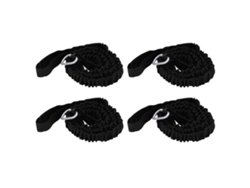 4 Cordones Elásticos De Nailon Para Remos Y Cañas De Pescar, Kayaks, Canoas, Para Evitar Pérdidas, Pesca A La Deriva Y Surf (negro).
