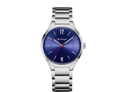 Reloj De Pulsera De Cuarzo Para Hombre, Sencillo Y Elegante, De Aleación, Estilo Casual De Negocios.