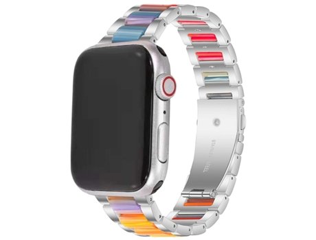 Correa Acero Inoxidável + Resina Opala para Apple Watch Series 6 40Mm