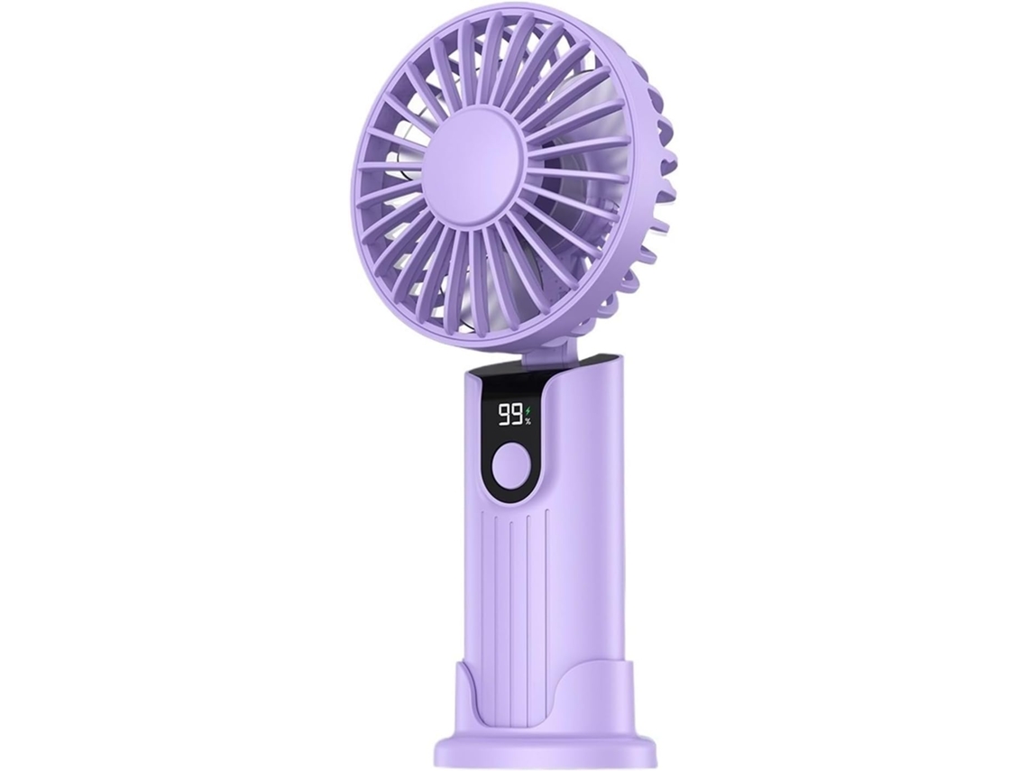 Ventilador 3 V 2400 Mah 5000 Mah Portátil Ajustable Recargable Recargable