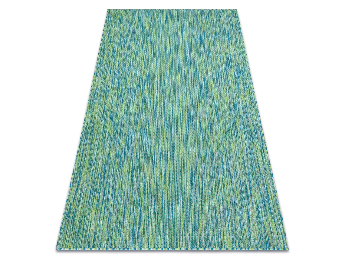 Moderno Fisy Alfombra Sisal 20776 Zigzag, Mezcla Azul (80 x 150 cm)