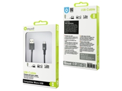 Cable USB MUVIT Apple Lightning MFI 2.1A — 1 m