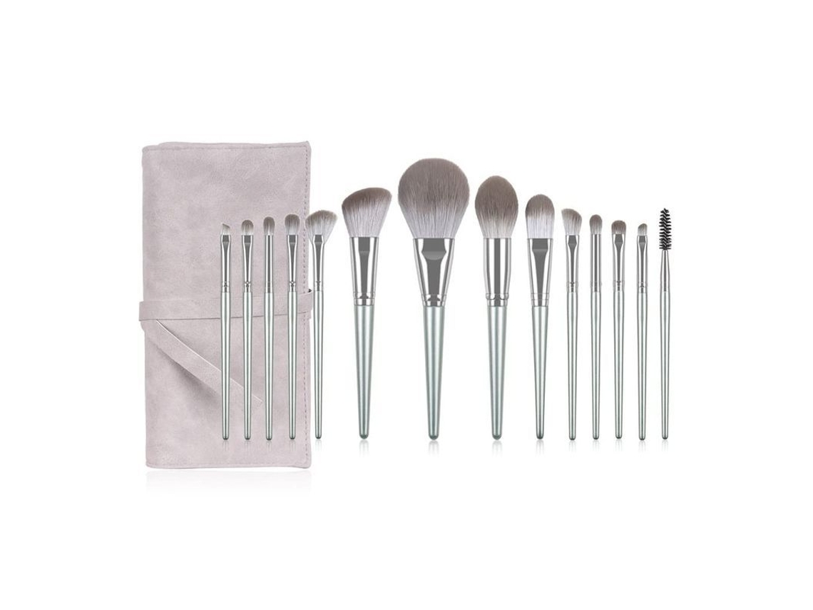 Juego De 14 Brochas De Maquillaje, Herramientas De Maquillaje, Brochas De Maquillaje De Pelo Sintético