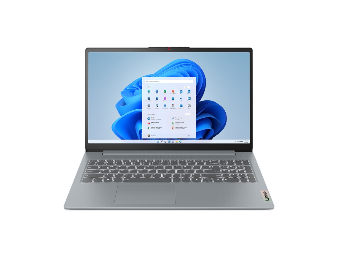 Laptop LENOVO IdeaPad Slim 3 (Gris - 16 GB RAM - 512 GB SSD - 15,6" - Enchufe EU - Qwerty Español - Intel)