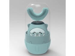 Crianças Cartoon Elétrica U-shape Escova De Dentes Silicone 360 ​​escova De Dentes De Limpeza Completa 3 Modos Com Descarga Impermeável