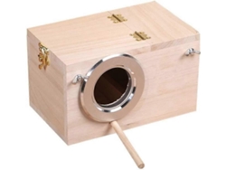 Caja nido grande para periquitos canarios, caja nido de madera para aviario