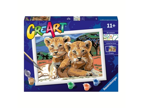Creart Serie D Classic Cachorros de Leon RAVENSBURGER (7 años)