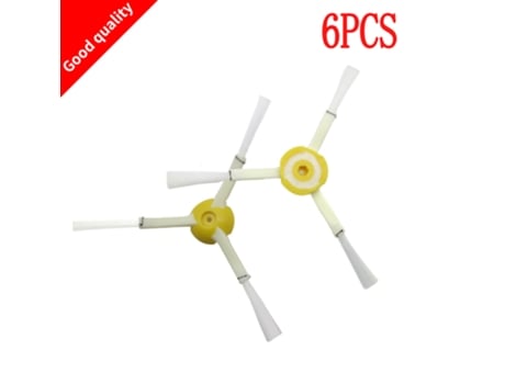 Cepillo Lateral de 3 brazos para Irobot Roomba 800 900 Series 870 880 980, piezas de aspiradora robótica, accesorios de decoración para el hogar, 6...