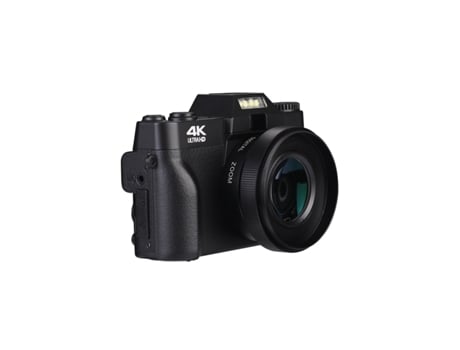 Cámara Digital SLOWMOOSE 4K Vídeo HD con Zoom Salida (Blanco - Lente - 32 GB)