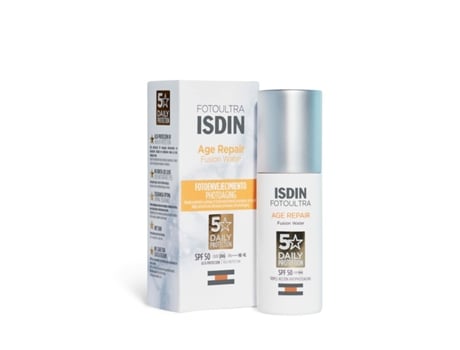 Protector Solar Facial ISDIN Fusion Water Magic Glow (50 ml - Spf 50 - Todo tipo de piel)