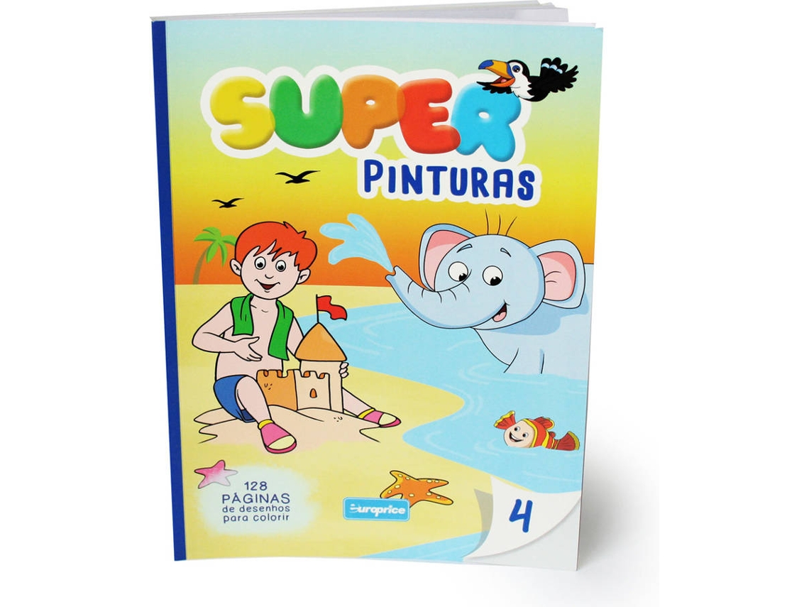 Libro Super Pinturas - 4 de EUROPRICE (Portugués)