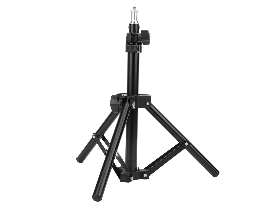 TRUYUETY Trípode fotografía 60cm soporte lámpara selfie stand tornillo 1/4 expandible herramienta iluminación vídeo