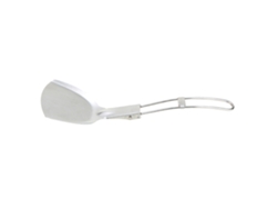 Pala plegable de acero inoxidable para cocina de camping