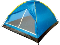 Tiendas de campaña AKTIVE 52551 para 4 personas (Azul - 210 x 240 x 130 cm)