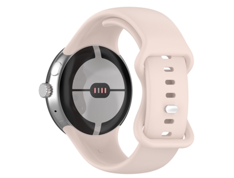 Correa de reloj de silicona para hombres Rosado Google Pixel Watch