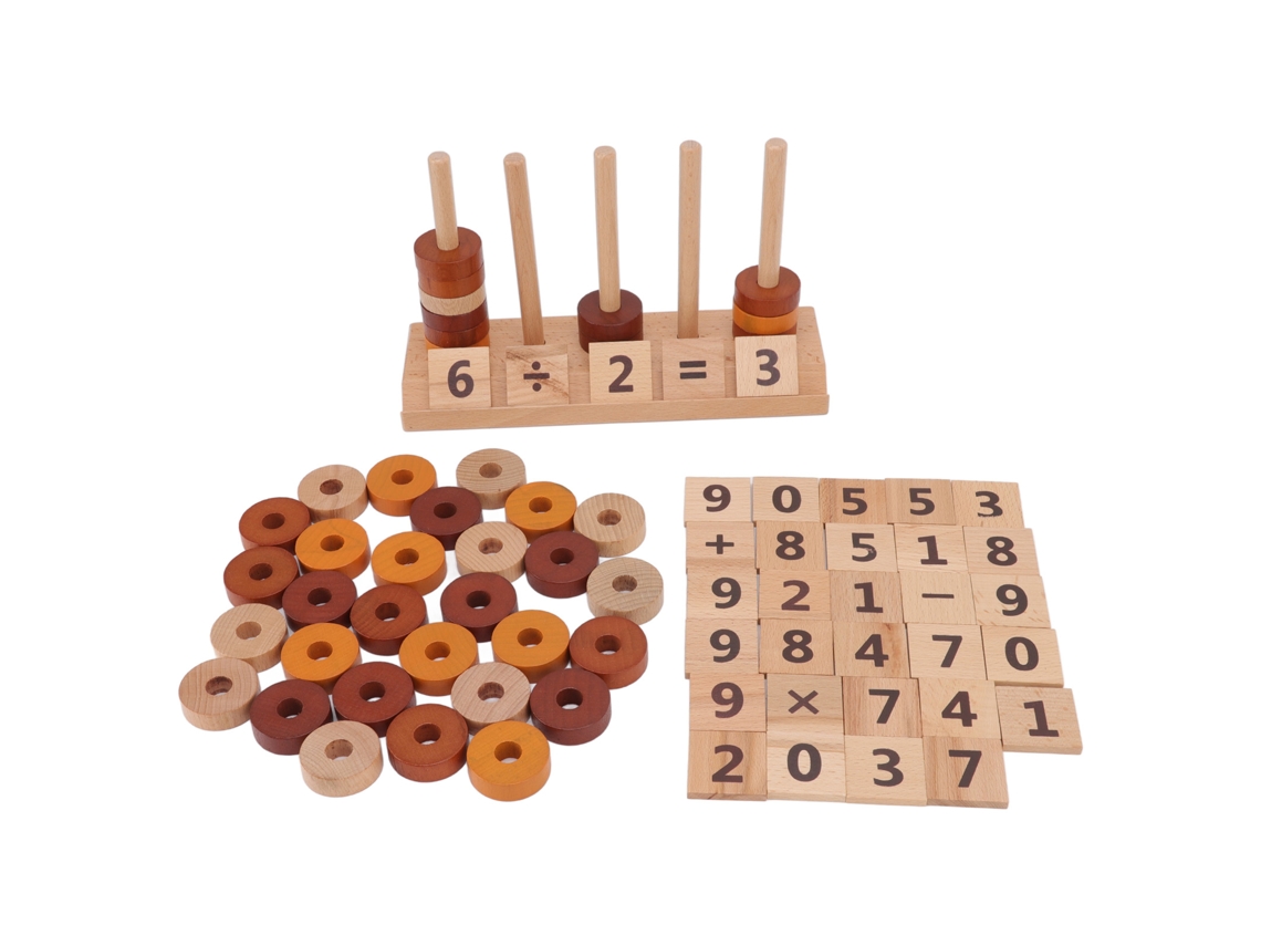 -juego De Secuenciación De Perlas De Madera Para Educación Temprana Y Desarrollo Inteligente Juguetes Montessori