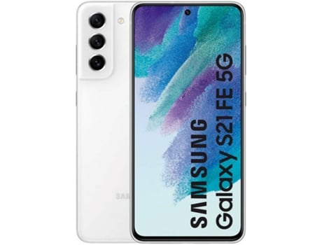 Smartphone SAMSUNG Galaxy S21 FE 5G (6.4'' - 6 GB - 128 GB - Blanco)