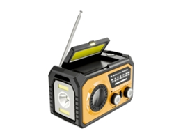 Mali rádio de Emergência com Manivela e Solar 16000mah Noaa/am/fm Rádio Meteorológico Portátil com Bateria