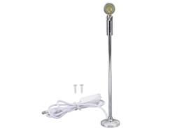 Lámpara de pie LED 2026 para joyería, mini foco USB de aluminio con luz blanca para pintura artística.