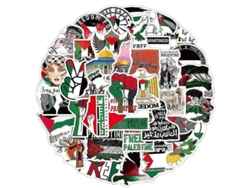 Bandera Palestina Grande De 90x150 Cm, Poliéster, Colorida, Para Gaza C Mxbc