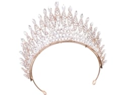 Coroa De Baile Para Meninas, Tiara Decorativa, Acessório De Cabelo Para Casamento