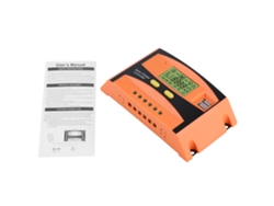 Controlador De Carga Solar Pwm Con Doble Puerto Usb Y Pantalla Lcd, 12v/24v, 30a, Regulador Inteligente