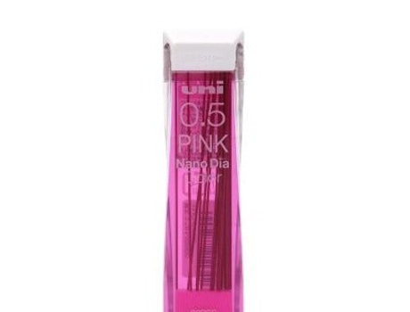 Lápiz de Color Uni Nano Dia Japón 1 Tubo Rosa 0.5 Mm