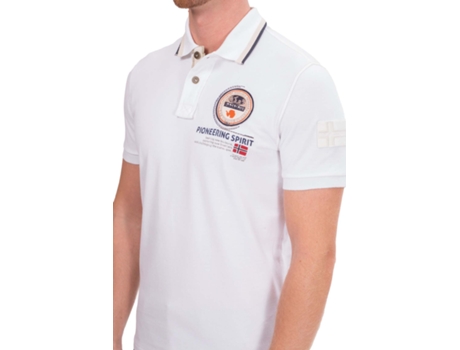 Polo de Hombre NAPAPIJRI Algodón Blanco (L)