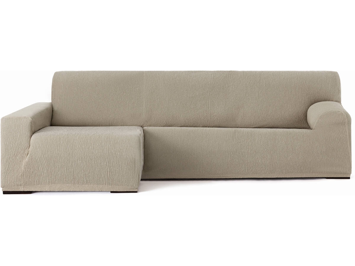 Funda de Chaise Longue Izquierda EYSA Premium Troya (310 x 170 x 110 cm - Poliéster - Visón)