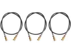 3 Mangueras De Resorte En Espiral De 100 Cm De Largo Para Llenado De Bombas Neumáticas Pcp, De Nailon Negro.