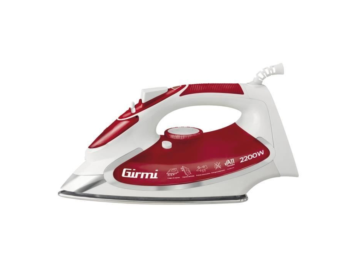 Plancha de vapor St50 Base de acero inoxidable 2200 Watt Sistema antical GIRMI