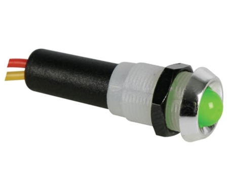 Lámpara Led 5V Verde - Carcasa Cromada VELLEMAN
