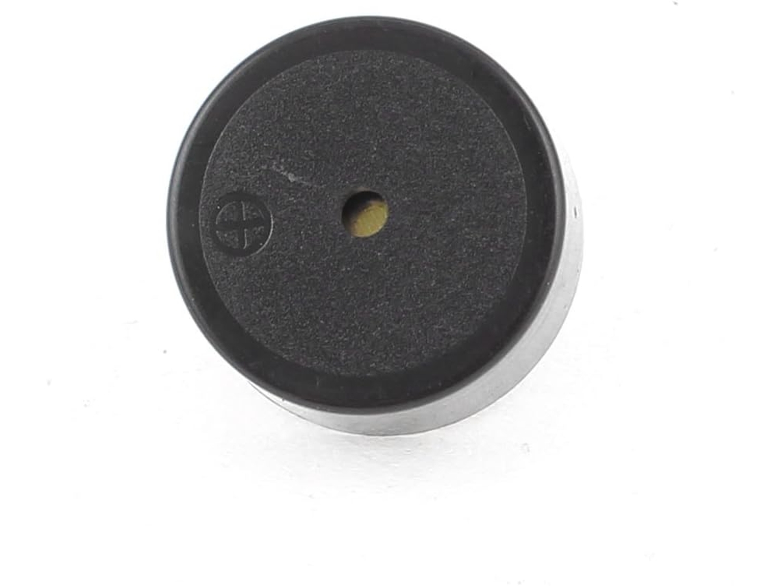 Zumbador electrónico industrial negro con alarma continua, 22 mm x 10 mm, CC 3-24 V, CHABERLU