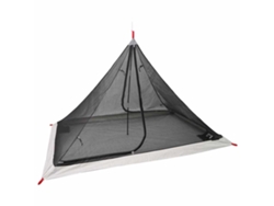 Tienda de interior con techo negro de 240 x 160 x 133 cm con mosquitera.
