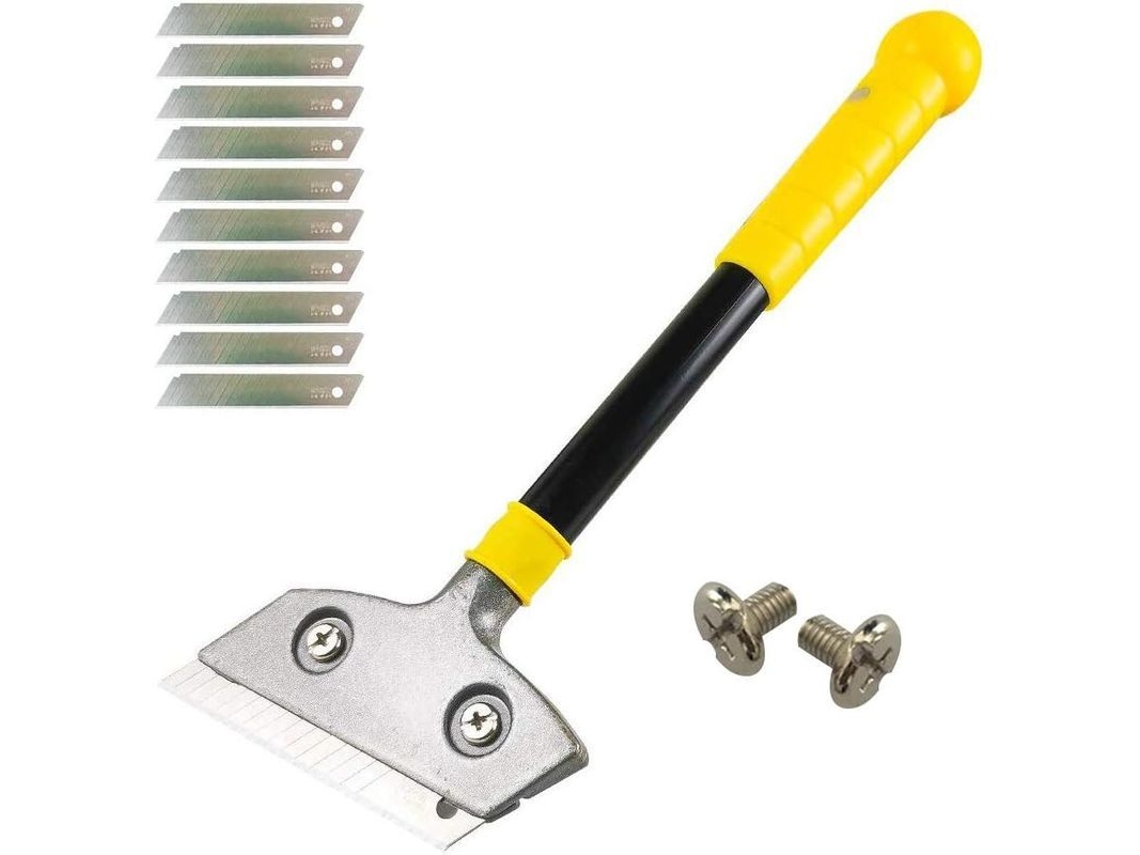 Raspador De Placas Metálicas De 10 Hojas, Resistente, Universal Para Vidrio, Cerámica Y Cocinas (con Tornillos)
