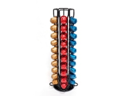 Suporte Para Cápsulas De Café Digitallab Puede Girar Para Contener 60 Cápsulas De Café Nespresso (negro)