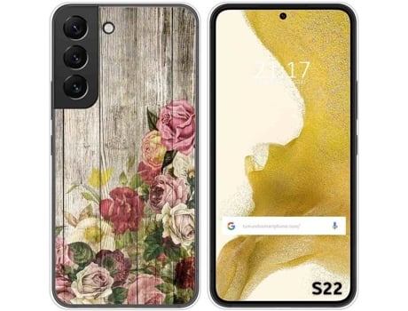 Carcasa Samsung Galaxy S22 5G TUMUNDOSMARTPHONE Dibujos Madera 08 Multicolor