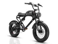 Bicicleta Eléctrica Estilo Ciclomotor Retro Meelod Dk300 Plus De 20 Pulgadas Con Batería De 48 V Y 20 Ah.